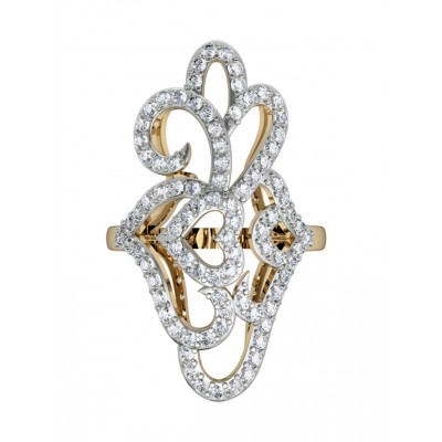 Diamond Valentines Cocktail ring